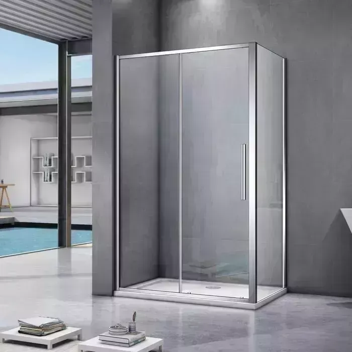 Душевой уголок Good Door Idea WTW+SP 140x80 прозрачный, хром