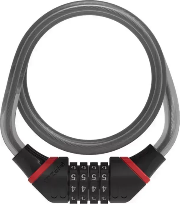 Замок ZEFAL велосипедный K-TRAZ C6 Code, кодовый, 12мм х 1,80м