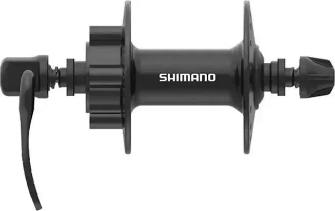 Втулка передняя Shimano TX506, 36 отв, 6-болт, QR, OLD 100 мм, черный
