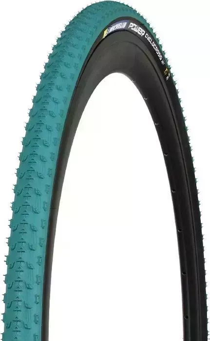 Покрышка MICHELIN POWER CYCLOCROSS JET 33-622(700X33C) TS 120TPI фолдинг, зелёный/чёрный 762322