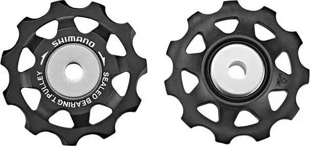 Ролики Shimano RD-M820, 10 скоростей, под задний переключатель, верхний+нижний, черный