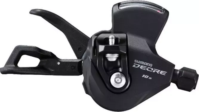 Шифтер Shimano Deore, M4100-R, прав, 10 ск, крепл. I-Spec EV, с индикатором, тр. 2050 мм с SP41 1880 мм