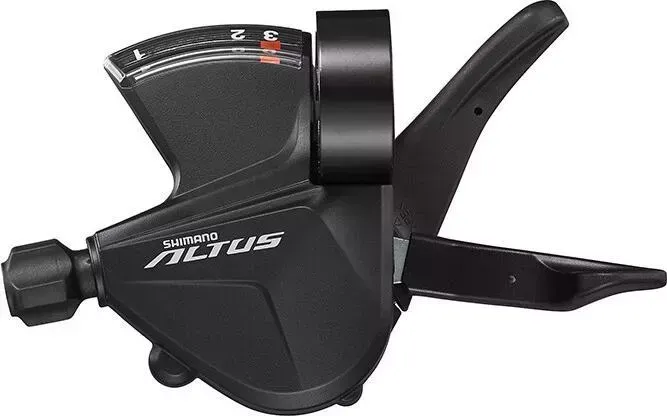 Шифтер Shimano Altus, M2010, лев, 3 ск, тр. 1800 мм