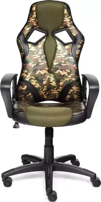 Кресло офисное TetChair Runner military кож/зам/ткань хаки