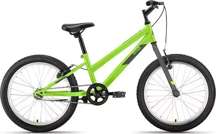 Велосипед Altair MTB HT 20 LOW (2022) 10.5 ярко-зеленый/серый HT 20