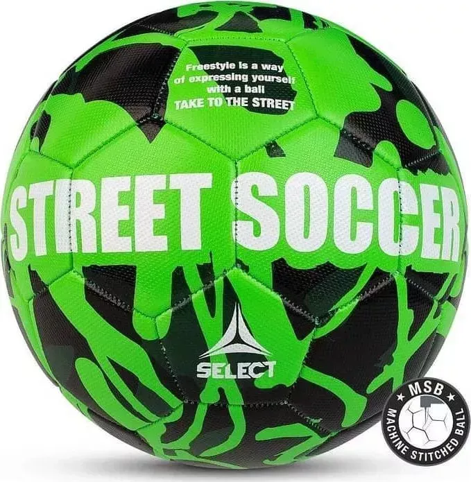 Мяч футбольный Select STREET SOCCER, №4.5, зел. (для асфальта)