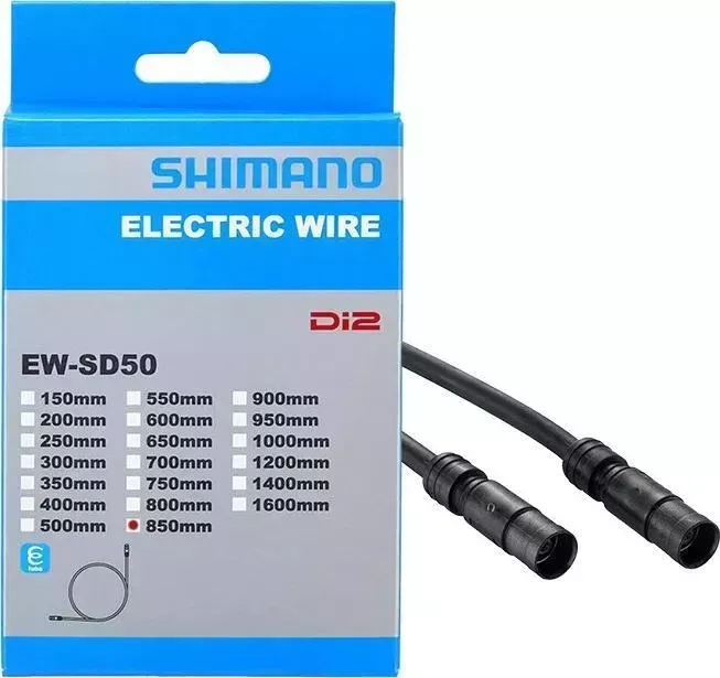 Электрический провод Shimano Di2, EW-SD50, для Ultegra Di2, STEPS, 850 мм цв. черный