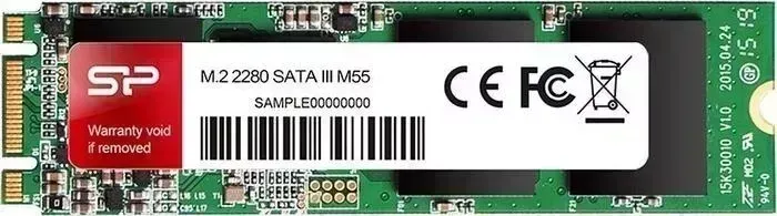 SSD накопитель SILICON POWER 480GB M55, M.2 2280, SATA III [R/W - 560/530 MB/s] TLC