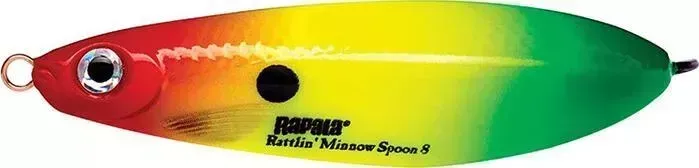 Незацепляйка RAPALA Rattlin' Minnow Spoon 08/RYGR
