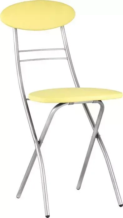 Стул Stool Group складной Компакт экокожа желтая
