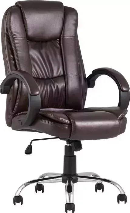 Кресло офисное TopChairs Atlant коричневое