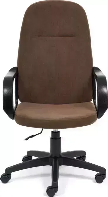 Кресло офисное TetChair Leader флок коричневый 6
