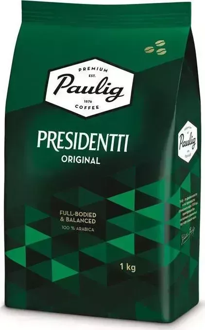 Кофе зерновой Paulig Presidentti Original 1000г. (17649)