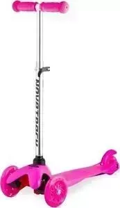 Самокат NOVATRACK Disco-kids, детский, max 50кг, розовый (120H.DISCOKIDS.PN7) Трехколесный самокат