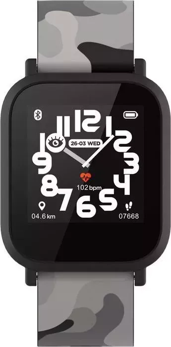 Смарт часы CANYON Teenager smart watch, 1.3 inches IPS full touch screen, black plastic body, IP68 waterproof, BT5.0, multi-sp (CNE-KW33BB)