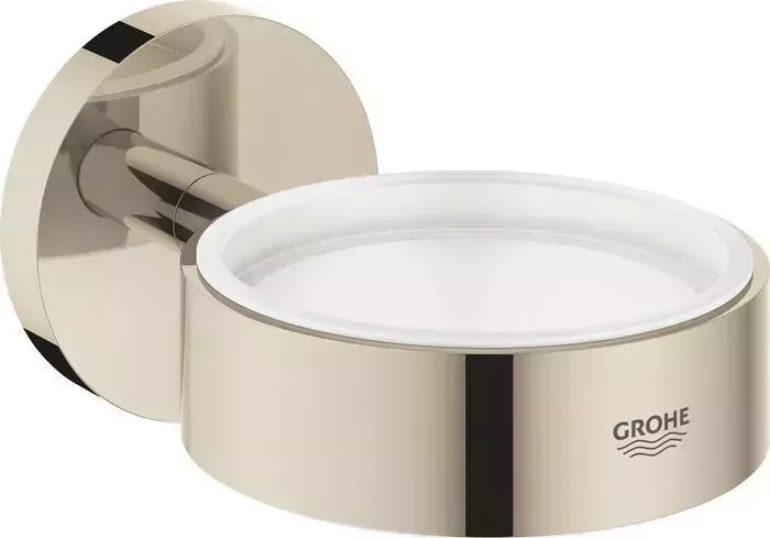 Держатель в ванную Grohe Essentials для стакана, мыльницы или дозатора, никель (40369BE1)