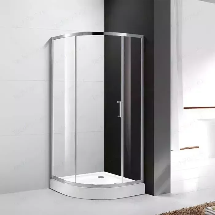 Душевой уголок CEZARES Molveno R-1 100x100 с поддоном, прозрачный, хром (MOLVENO-R-1-100-C-Cr-IV, ЛП00186)