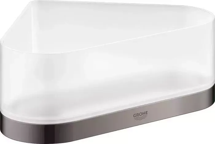 Полка Grohe угловая Selection темный графит глянец (41038A00)
