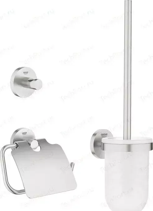 Набор аксессуаров Grohe Essentials 3 предмета, сталь (40407DC1)
