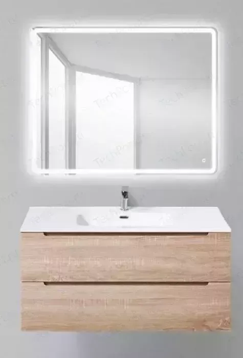 Мебель для ванной BELBANGO Etna 100х45 rovere bianco