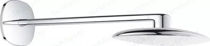 Верхний душ Grohe с кронштейном Rainshower SmartControl настенный, для 26264, белый/хром (26450LS0)