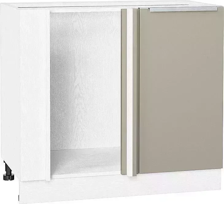 Шкаф угловой нижний VIVAT Фьюжн Silky Grey