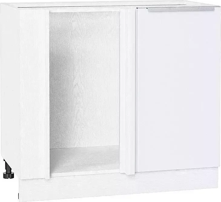 Шкаф угловой нижний VIVAT Фьюжн Silky White