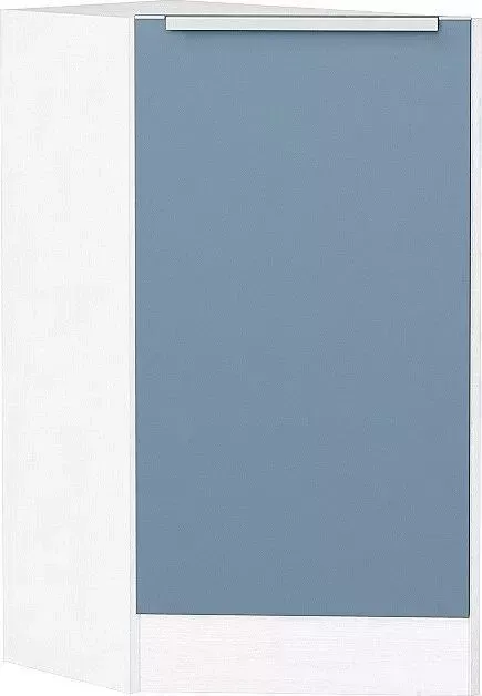 Шкаф нижний VIVAT торцевой Фьюжн Silky Blue
