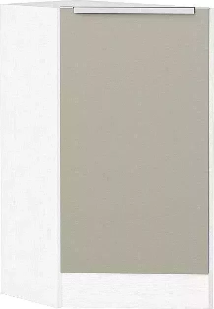 Шкаф нижний VIVAT торцевой Фьюжн Silky Grey