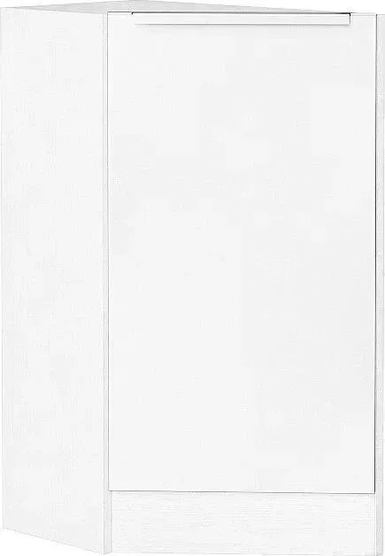 Шкаф нижний VIVAT торцевой Фьюжн Silky White