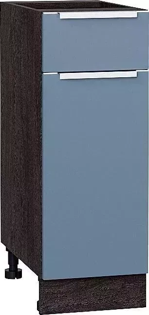 Шкаф нижний VIVAT с 1-ой дверцей и ящиком Фьюжн Silky Blue