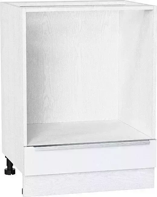 Шкаф нижний VIVAT под духовку Фьюжн Silky White