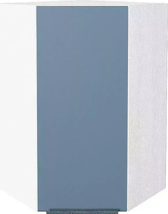 Шкаф угловой верхний VIVAT Фьюжн Silky Blue