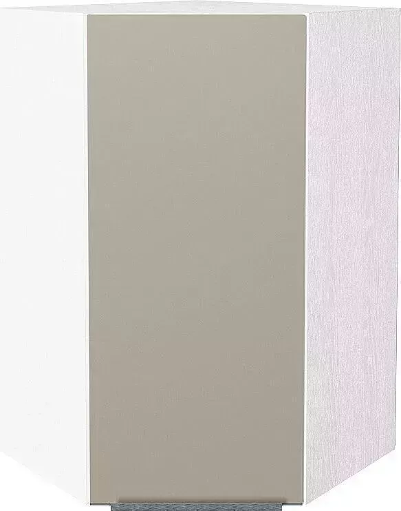 Шкаф угловой верхний VIVAT Фьюжн Silky Grey