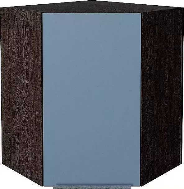Шкаф угловой верхний VIVAT Фьюжн Silky Blue