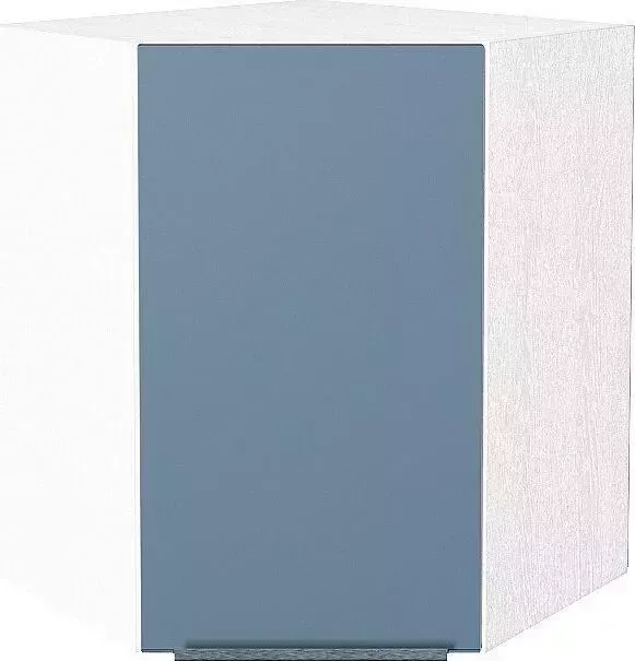 Шкаф угловой верхний VIVAT Фьюжн Silky Blue
