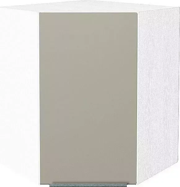 Шкаф угловой верхний VIVAT Фьюжн Silky Grey