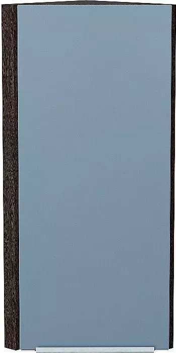 Шкаф верхний VIVAT торцевой Фьюжн Silky Blue
