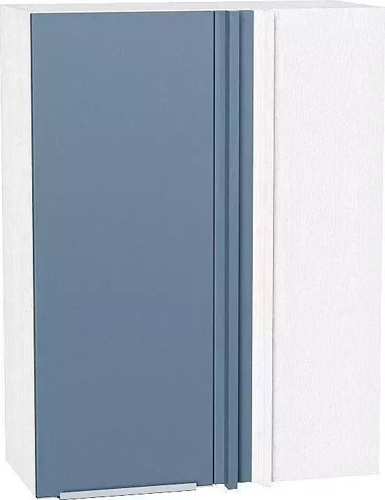 Шкаф угловой верхний VIVAT Фьюжн Silky Blue