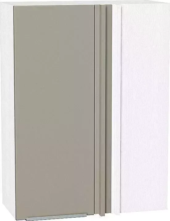 Шкаф угловой верхний VIVAT Фьюжн Silky Grey