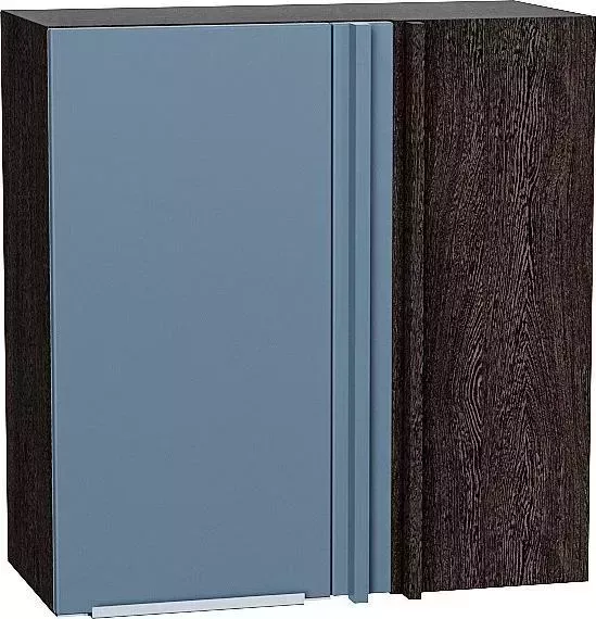 Шкаф угловой верхний VIVAT Фьюжн Silky Blue