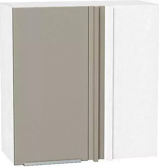 Шкаф угловой верхний VIVAT Фьюжн Silky Grey