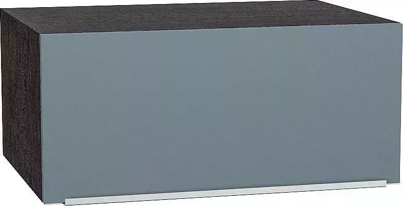 Шкаф верхний VIVAT горизонтальный глубокий Фьюжн Silky Blue