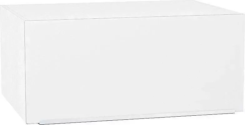 Шкаф верхний VIVAT горизонтальный глубокий Фьюжн Silky White