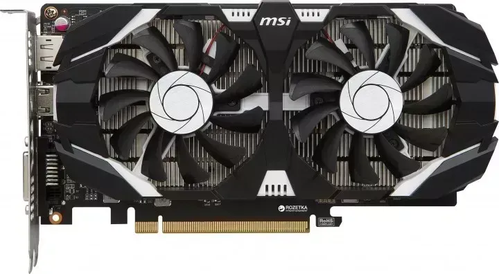 Видеокарта MSI nVidia GeForce GTX 1050TI 4GT OC
