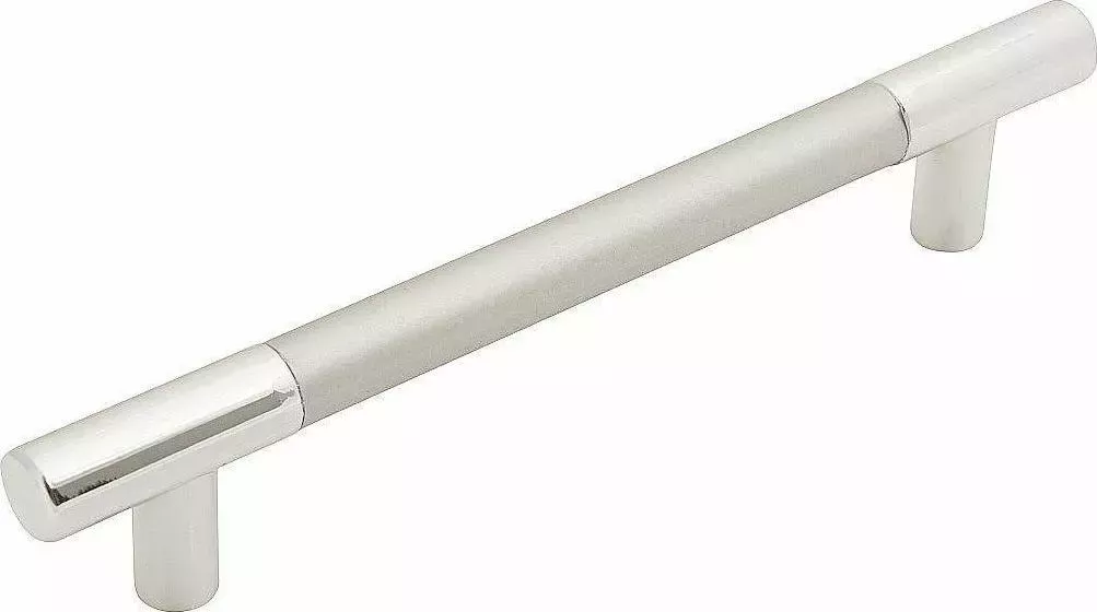 Ручка дверная VIVAT скоба мебельная С-15 Металлик/Хром