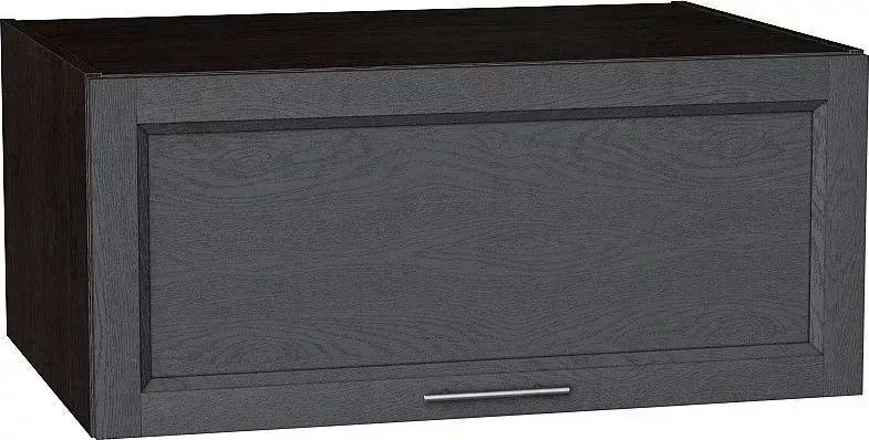 Шкаф верхний VIVAT горизонтальный глубокий Сканди Graphite Softwood