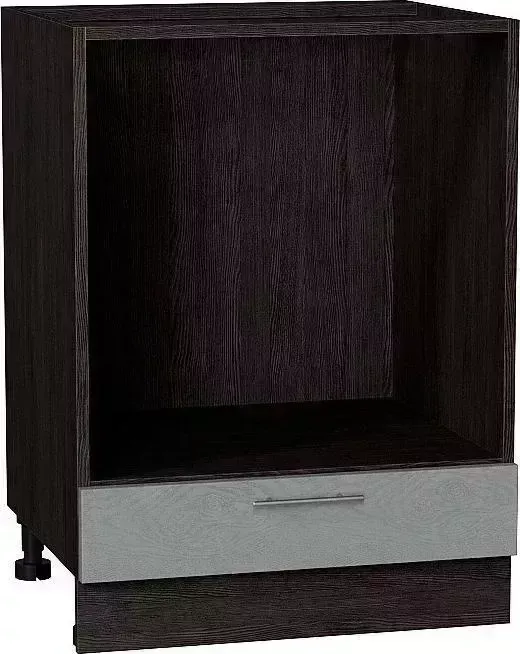 Шкаф нижний VIVAT под духовку Сканди Grey Softwood