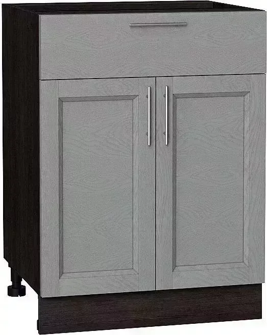 Шкаф нижний VIVAT с 2-мя дверцами и ящиком Сканди Grey Softwood
