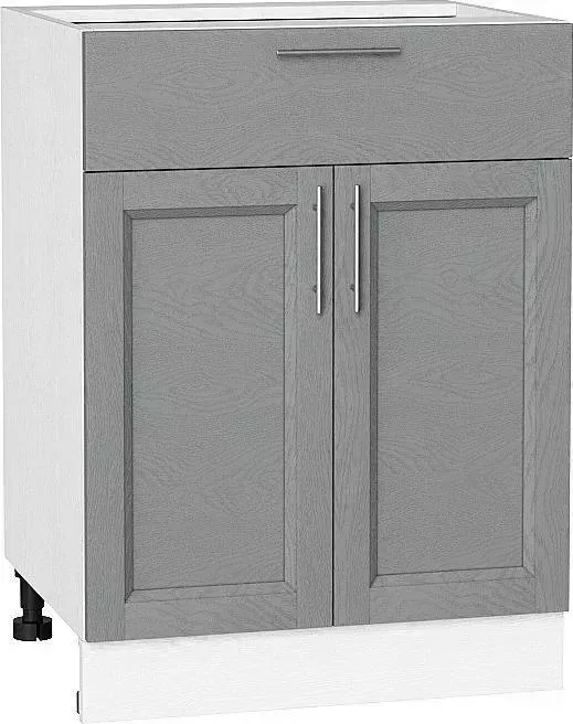 Шкаф нижний VIVAT с 2-мя дверцами и ящиком Сканди Grey Softwood